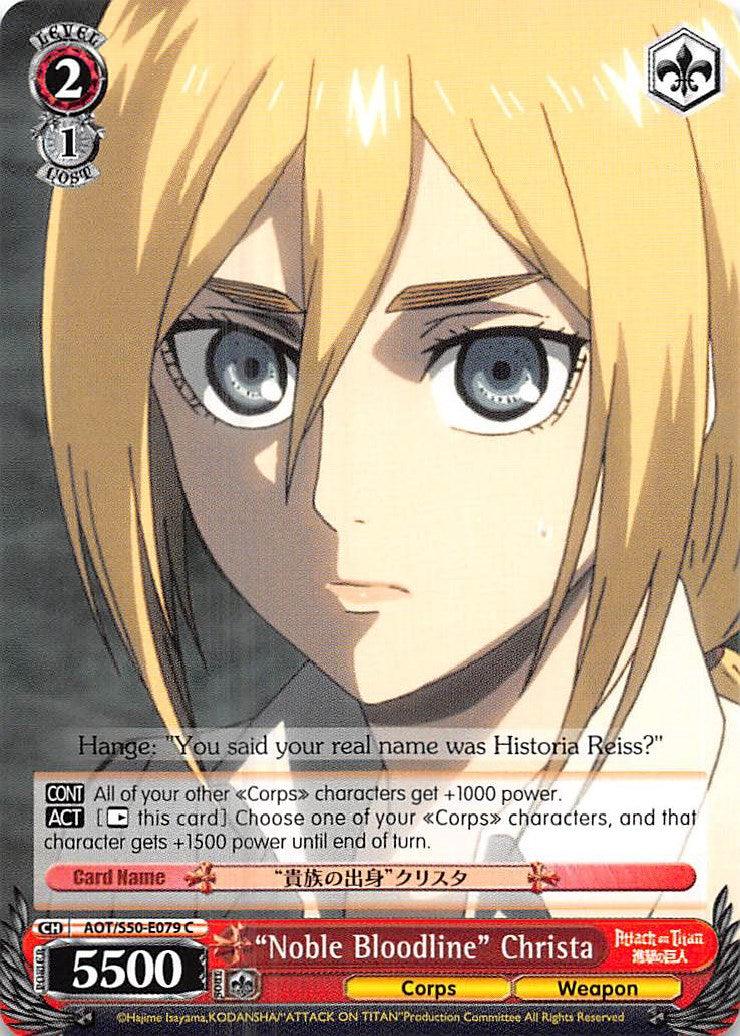 "Noble Bloodline" Christa (AOT/S50-E079 C) [Attack on Titan Vol. 2] - POKÉ JEUX