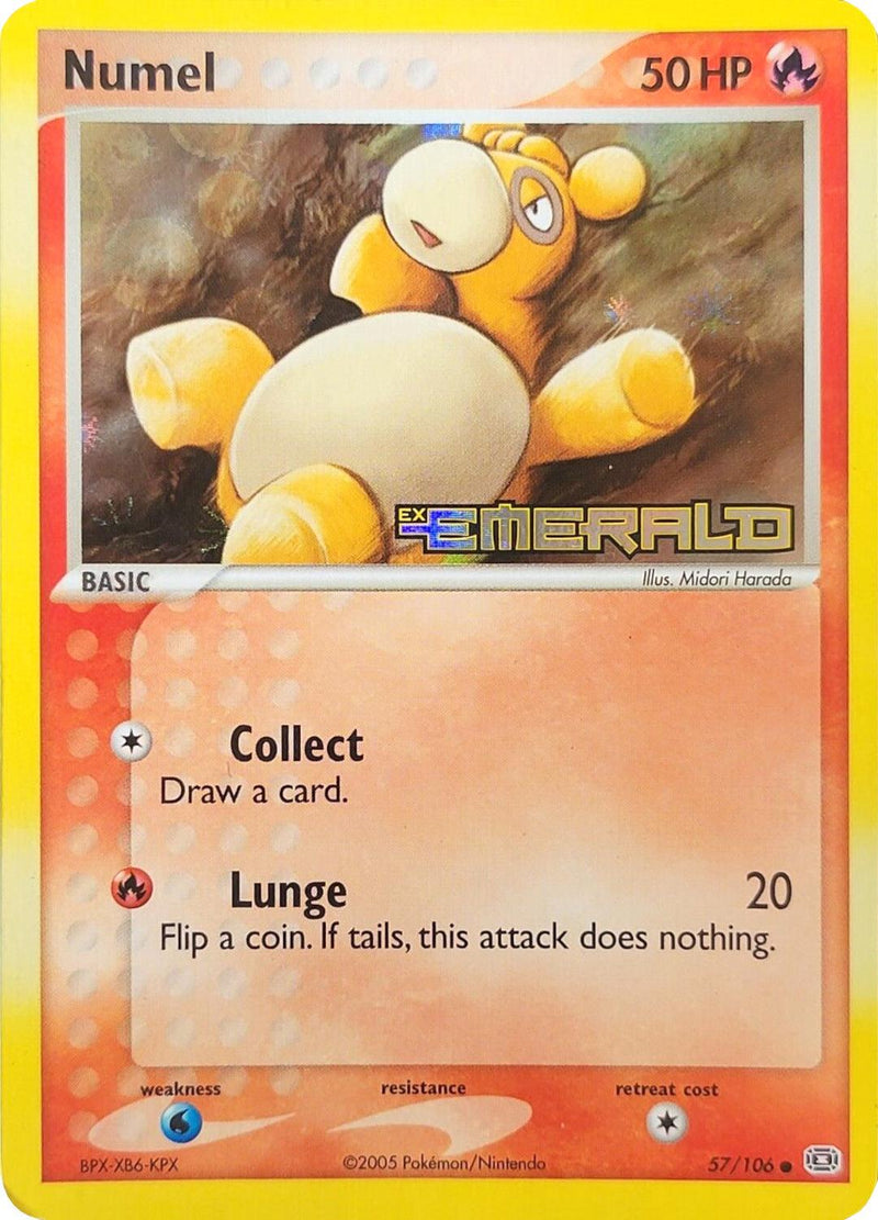 Numel (57/106) (Stamped) [EX: Emerald] - POKÉ JEUX