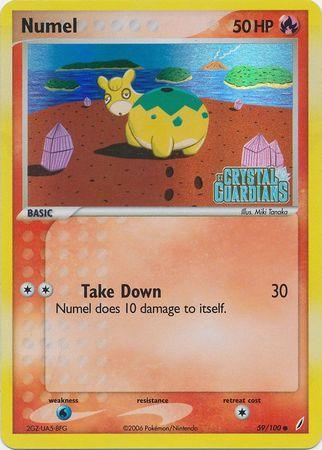 Numel (59/100) (Stamped) [EX: Crystal Guardians] - POKÉ JEUX