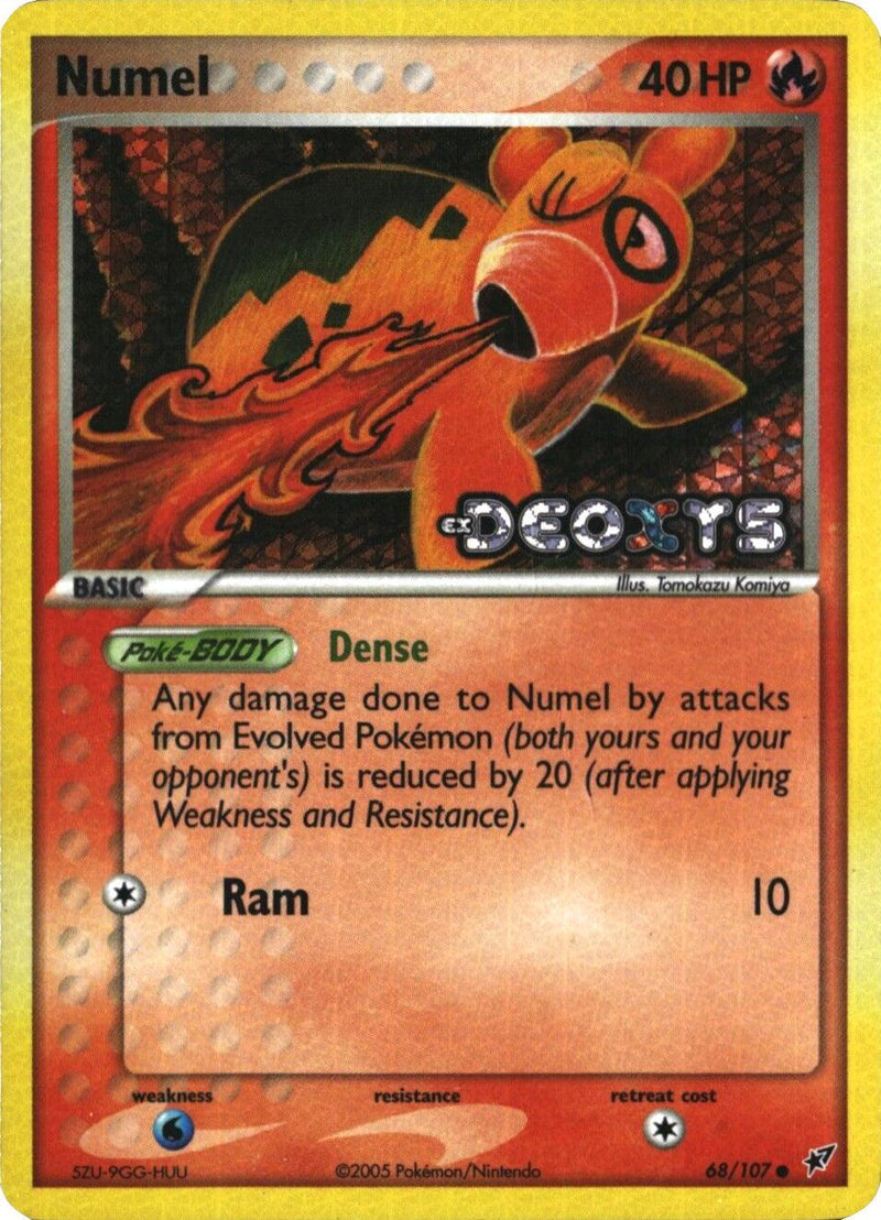 Numel (68/107) (Stamped) [EX: Deoxys] - POKÉ JEUX