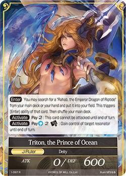 Oathkeeper of the Sacred Sea // Triton, the Prince of Ocean (1-097/J) [The Dawn of Valhalla] - POKÉ JEUX