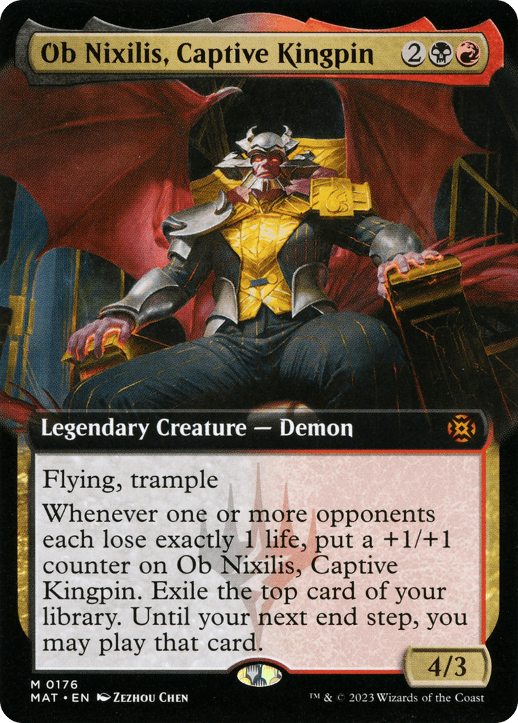 Ob Nixilis, Captive Kingpin (Extended Art) [March of the Machine: The Aftermath] - POKÉ JEUX