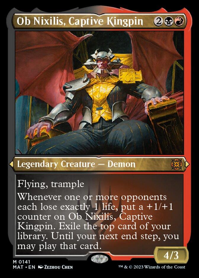 Ob Nixilis, Captive Kingpin (Foil Etched) [March of the Machine: The Aftermath] - POKÉ JEUX