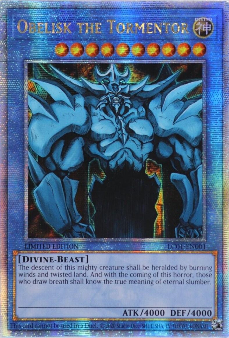 Obelisk the Tormentor (25th Anniversary) [LC01-EN001] Quarter Century Secret Rare - POKÉ JEUX