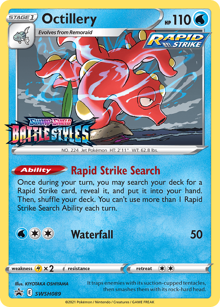 Octillery (SWSH089) (Prerelease Promo) [Sword & Shield: Black Star Promos] - POKÉ JEUX