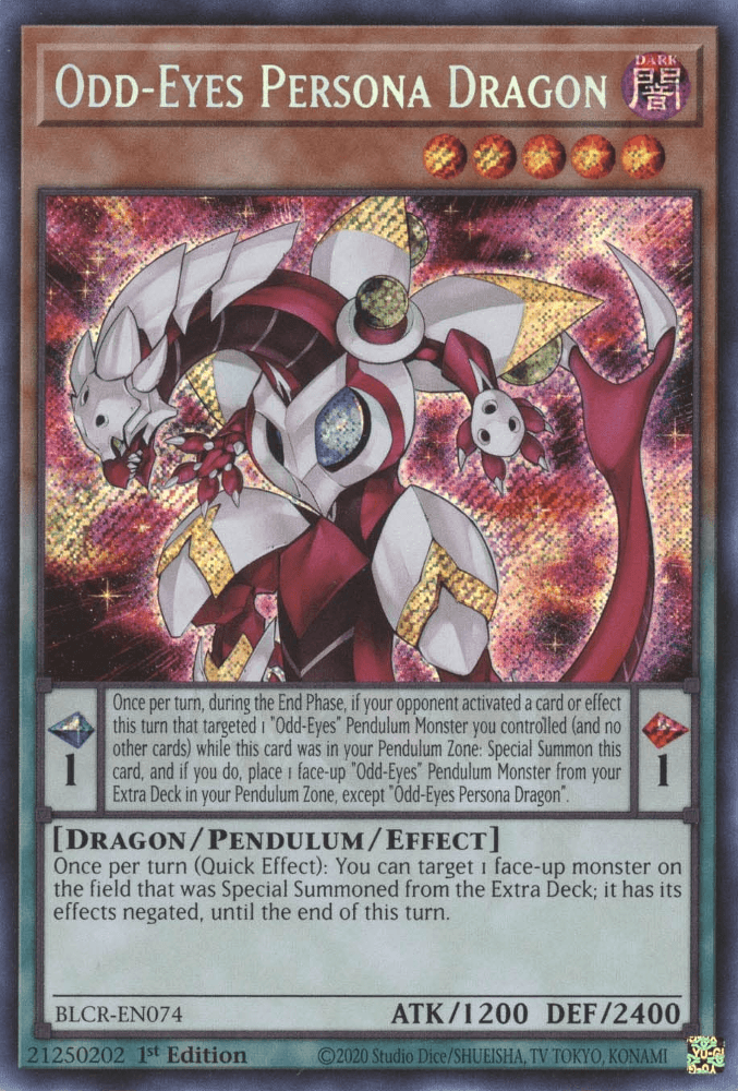 Odd-Eyes Persona Dragon [BLCR-EN074] Secret Rare - POKÉ JEUX