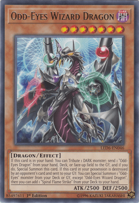 Odd-Eyes Wizard Dragon [LED6-EN046] Rare - POKÉ JEUX