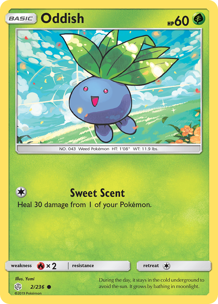 Oddish (2/236) [Sun & Moon: Cosmic Eclipse] - POKÉ JEUX