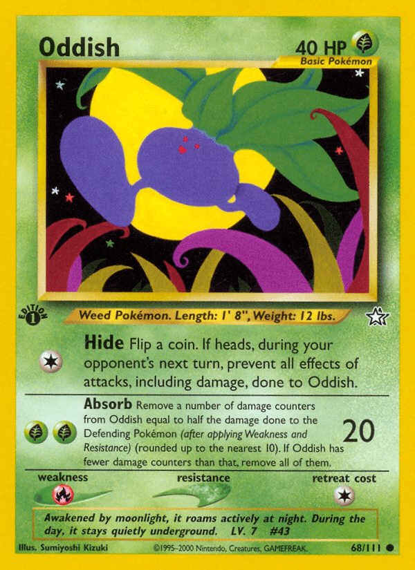 Oddish (68/111) [Neo Genesis 1st Edition] - POKÉ JEUX