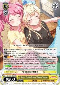 "On the Path to Dreams" Chisato Shirasagi (BD/W63-E002 RR) [BanG Dream! Girls Band Party! Vol.2] - POKÉ JEUX