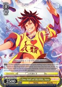 One Half of BLANK, Sora (NGL/S58-TE03 TD) [No Game No Life] - POKÉ JEUX