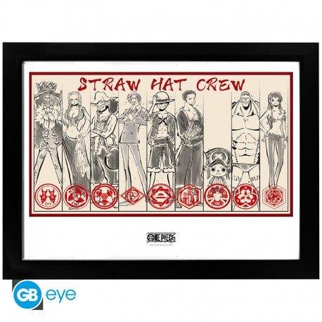 ONE PIECE - Framed print "Straw Hat Crew" (30x40) x2 - POKÉ JEUX - GBYDCO058 - 3665361082187