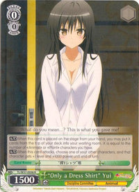 "Only a Dress Shirt" Yui (TL/W37-E036 R) [To Loveru Darkness 2nd] - POKÉ JEUX