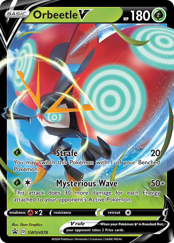 Orbeetle V (SWSH078) [Sword & Shield: Black Star Promos] - POKÉ JEUX