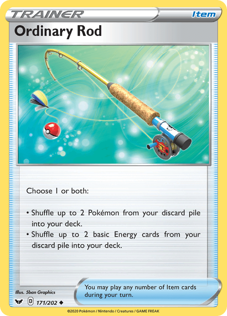 Ordinary Rod (171/202) [Sword & Shield: Base Set] - POKÉ JEUX