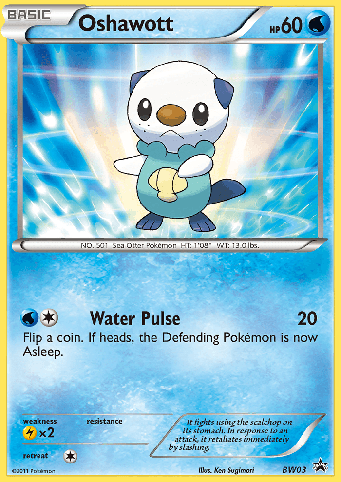 Oshawott (BW03) [Black & White: Black Star Promos] - POKÉ JEUX