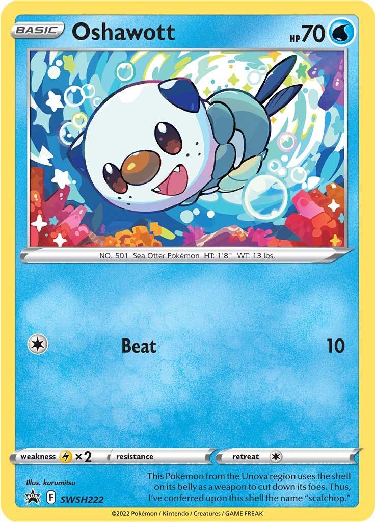 Oshawott (SWSH222) [Sword & Shield: Black Star Promos] - POKÉ JEUX