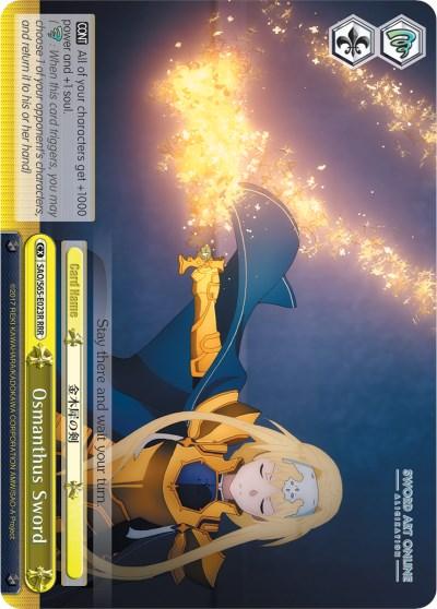 Osmanthus Sword (SAO/S65-E023R RRR) [Sword Art Online -Alicization-] - POKÉ JEUX