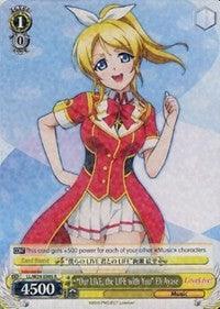 "Our LIVE, the LIFE with You" Eli Ayase (LL/W24-E005 RR) [Love Live!] - POKÉ JEUX