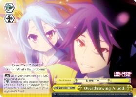 Overthrowing A God (NGL/S58-E019R RRR) [No Game No Life] - POKÉ JEUX