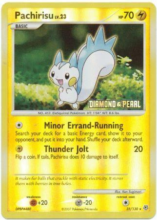 Pachirisu (35/130) [Burger King Promos: 2008 Collection] - POKÉ JEUX