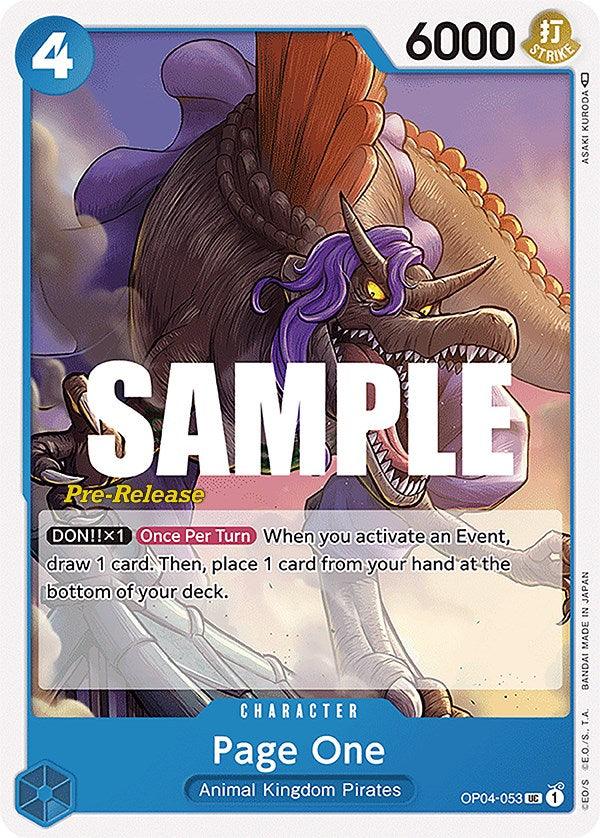 Page One [Kingdoms of Intrigue Pre-Release Cards] - POKÉ JEUX