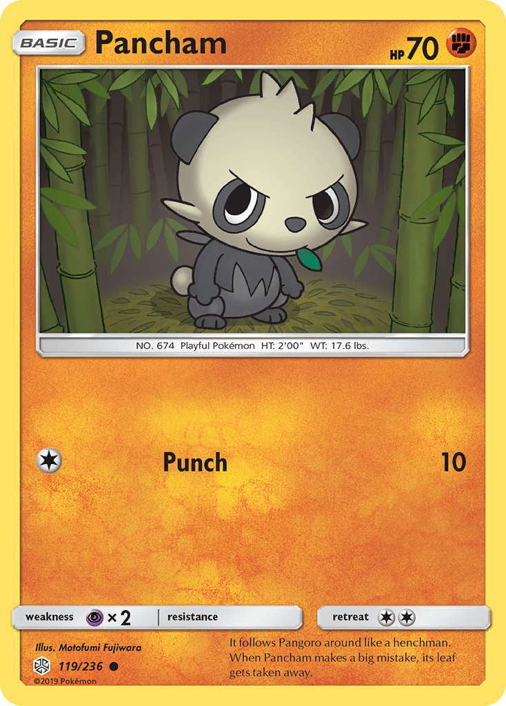 Pancham (119/236) [Sun & Moon: Cosmic Eclipse] - POKÉ JEUX