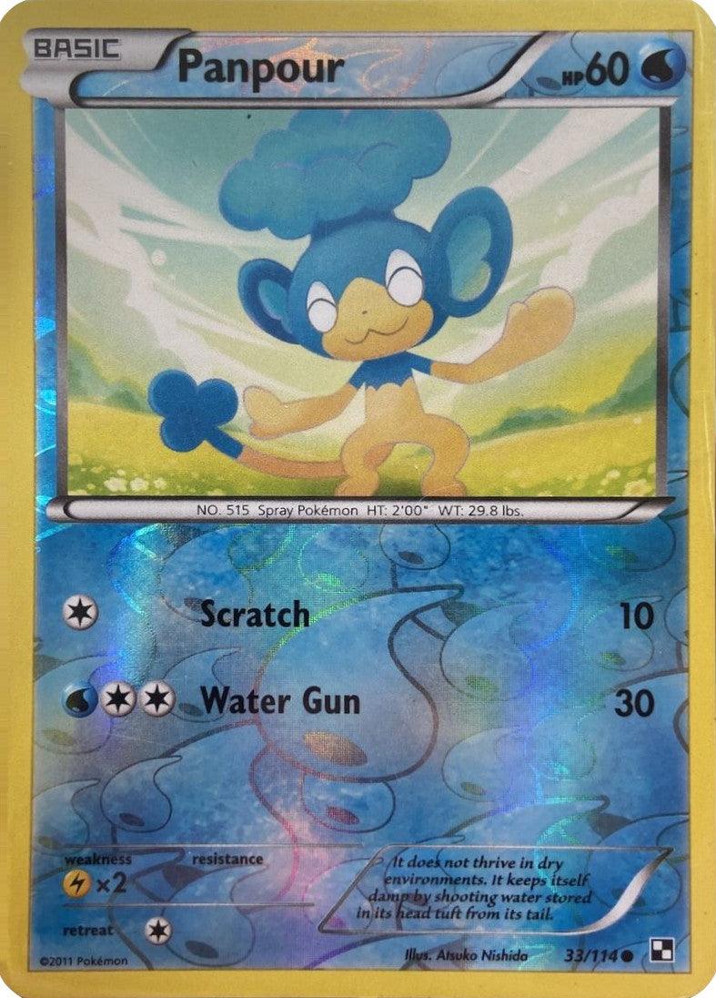 Panpour (33/114) (Energy Holo) [Black & White: Base Set] - POKÉ JEUX