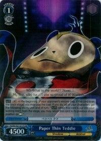 Paper Thin Teddie (P4/EN-S01-077S SR) [Persona 4 ver.E] - POKÉ JEUX