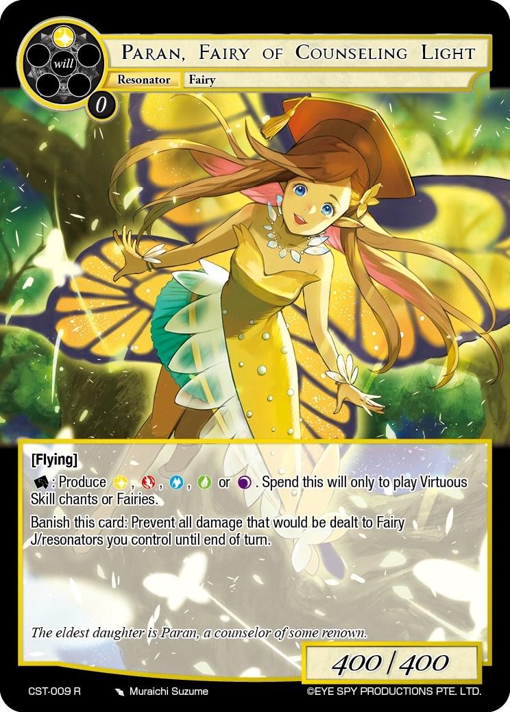 Paran, Fairy of Counseling Light (CST-009 R) [Clash of the Star Trees] - POKÉ JEUX