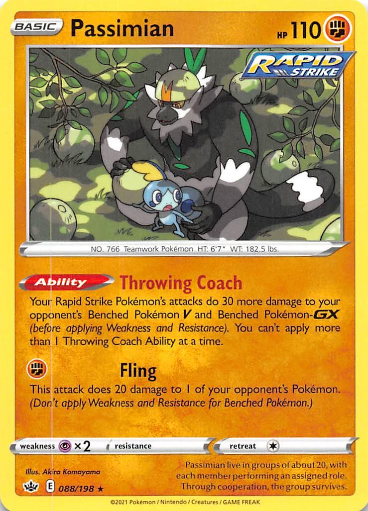 Passimian (088/198) [Sword & Shield: Chilling Reign] - POKÉ JEUX