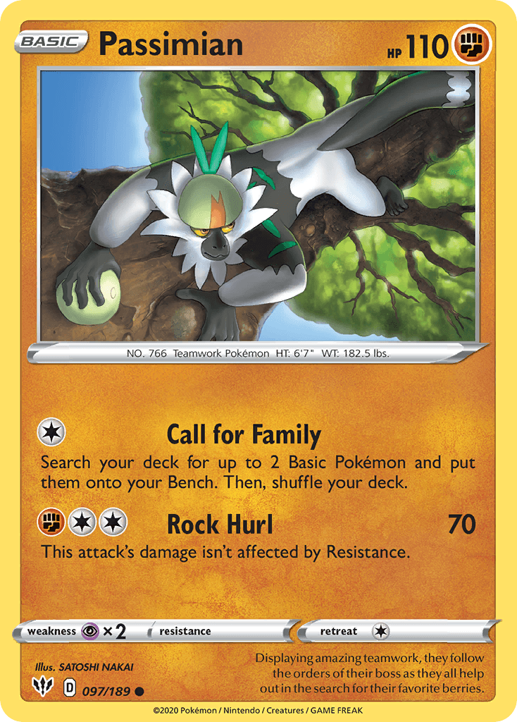 Passimian (097/189) [Sword & Shield: Darkness Ablaze] - POKÉ JEUX