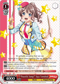 "Peaceful Jump!" Saya Yamabuki (BD/WE32-E22S SR) [BanG Dream! Girls Band Party! Premium Booster] - POKÉ JEUX