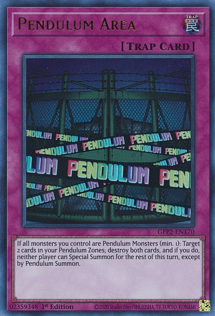 Pendulum Area [GFP2-EN170] Ultra Rare - POKÉ JEUX