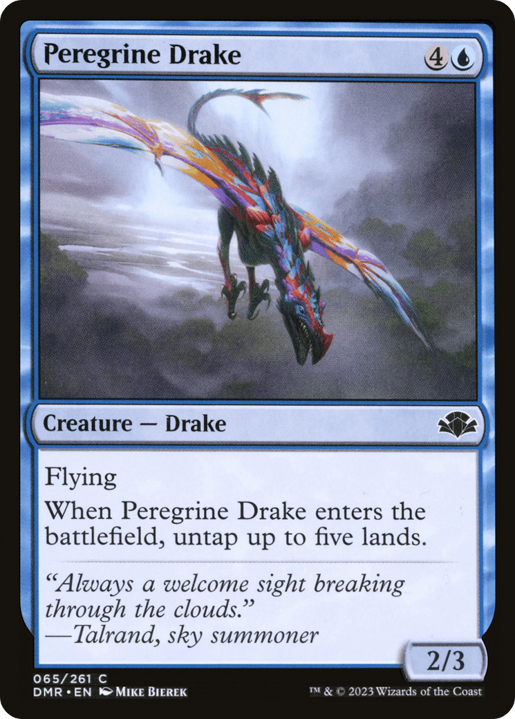 Peregrine Drake [Dominaria Remastered] - POKÉ JEUX