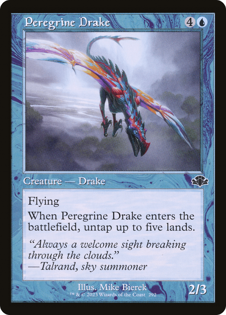 Peregrine Drake (Retro) [Dominaria Remastered] - POKÉ JEUX