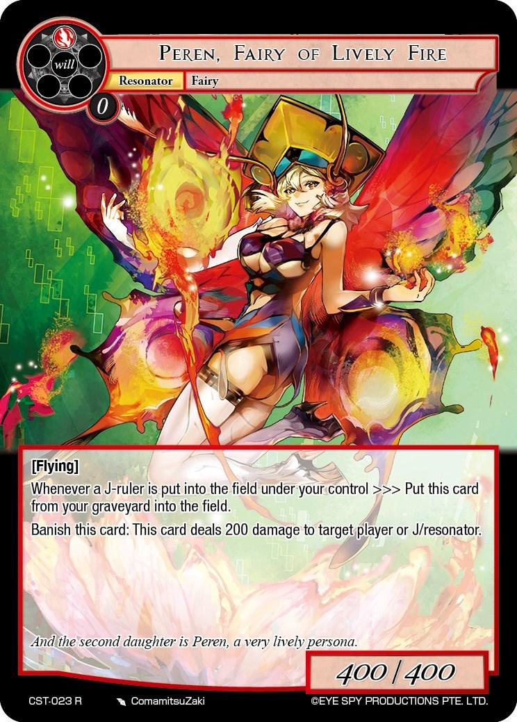 Peren, Fairy of Lively Fire (CST-023 R) [Clash of the Star Trees] - POKÉ JEUX