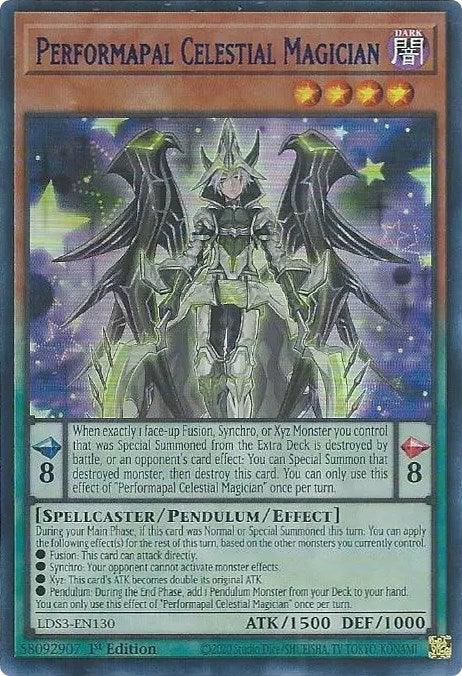 Performapal Celestial Magician (Blue) [LDS3-EN130] Ultra Rare - POKÉ JEUX