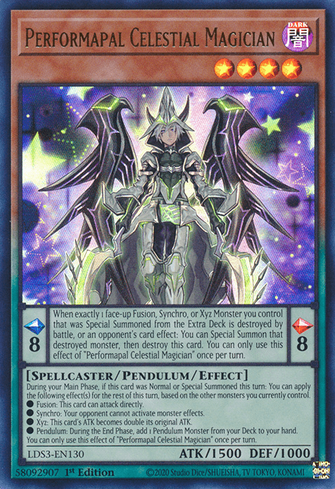 Performapal Celestial Magician [LDS3-EN130] Ultra Rare - POKÉ JEUX