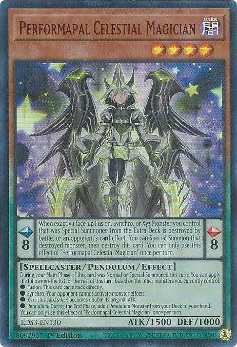 Performapal Celestial Magician (Red) [LDS3-EN130] Ultra Rare - POKÉ JEUX