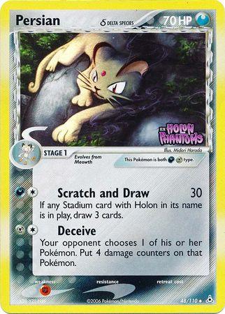 Persian (48/110) (Delta Species) (Stamped) [EX: Holon Phantoms] - POKÉ JEUX