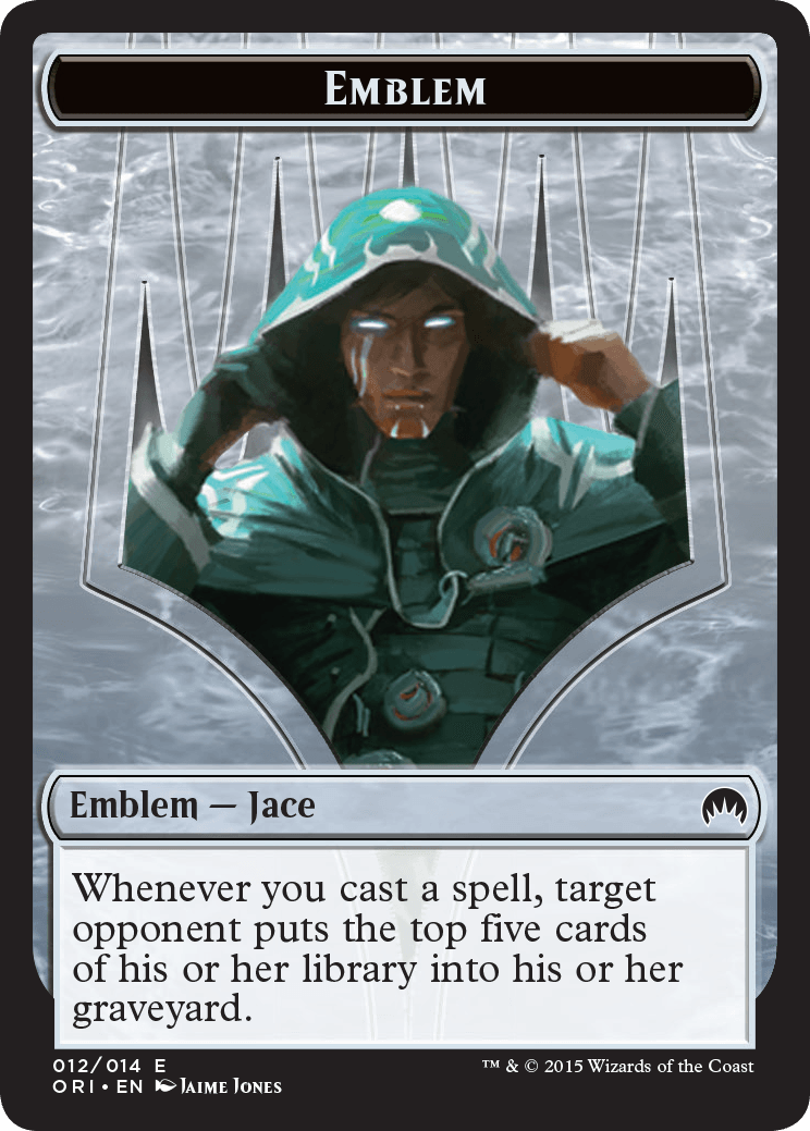 Pest // Jace, Telepath Unbound Emblem Double-Sided Token [Secret Lair: From Cute to Brute Tokens] - POKÉ JEUX