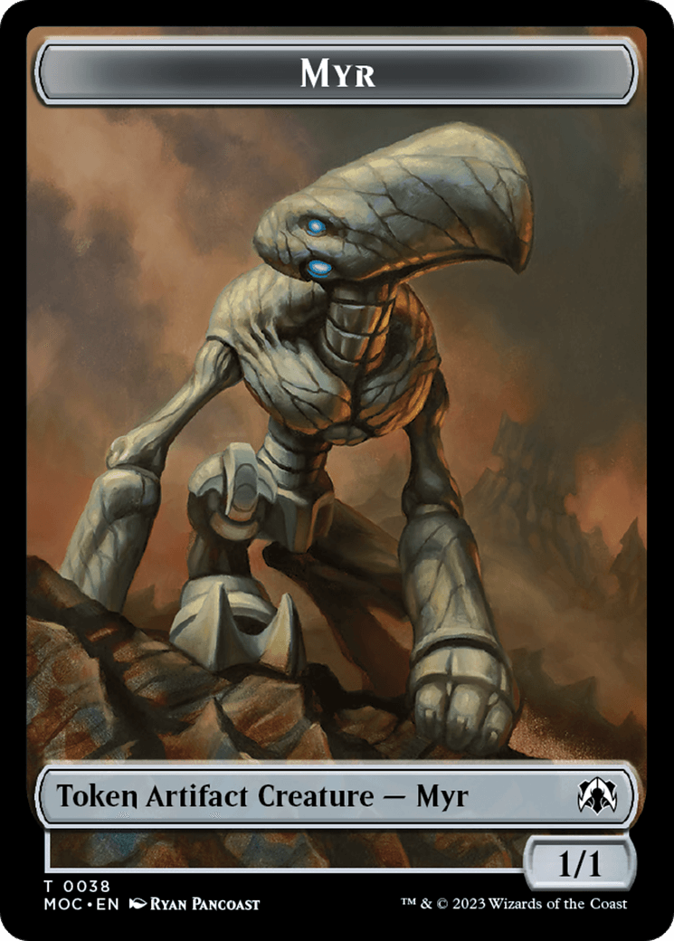 Phyrexian Germ // Myr Double-Sided Token [March of the Machine Commander Tokens] - POKÉ JEUX