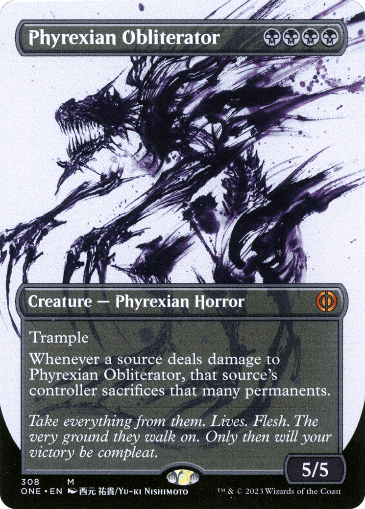 Phyrexian Obliterator (Borderless Ichor) [Phyrexia: All Will Be One] - POKÉ JEUX