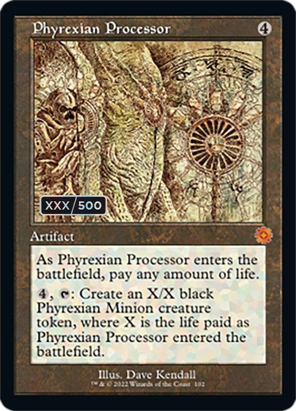 Phyrexian Processor (Retro Schematic) (Serialized) [The Brothers' War Retro Artifacts] - POKÉ JEUX