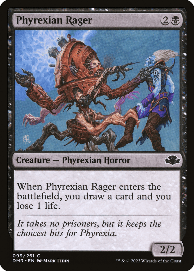 Phyrexian Rager [Dominaria Remastered] - POKÉ JEUX