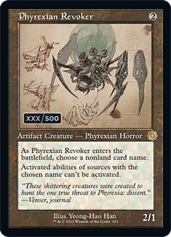 Phyrexian Revoker (Retro Schematic) (Serialized) [The Brothers' War Retro Artifacts] - POKÉ JEUX