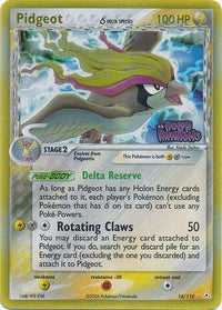 Pidgeot (14/110) (Delta Species) (Stamped) [EX: Holon Phantoms] - POKÉ JEUX