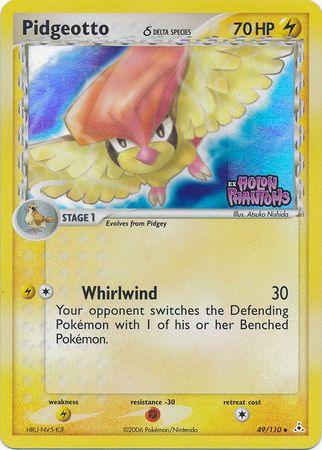 Pidgeotto (49/110) (Delta Species) (Stamped) [EX: Holon Phantoms] - POKÉ JEUX