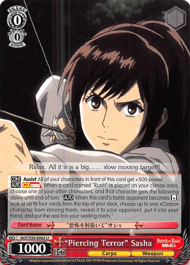 "Piercing Terror" Sasha (AOT/S50-E062 U) [Attack on Titan Vol. 2] - POKÉ JEUX